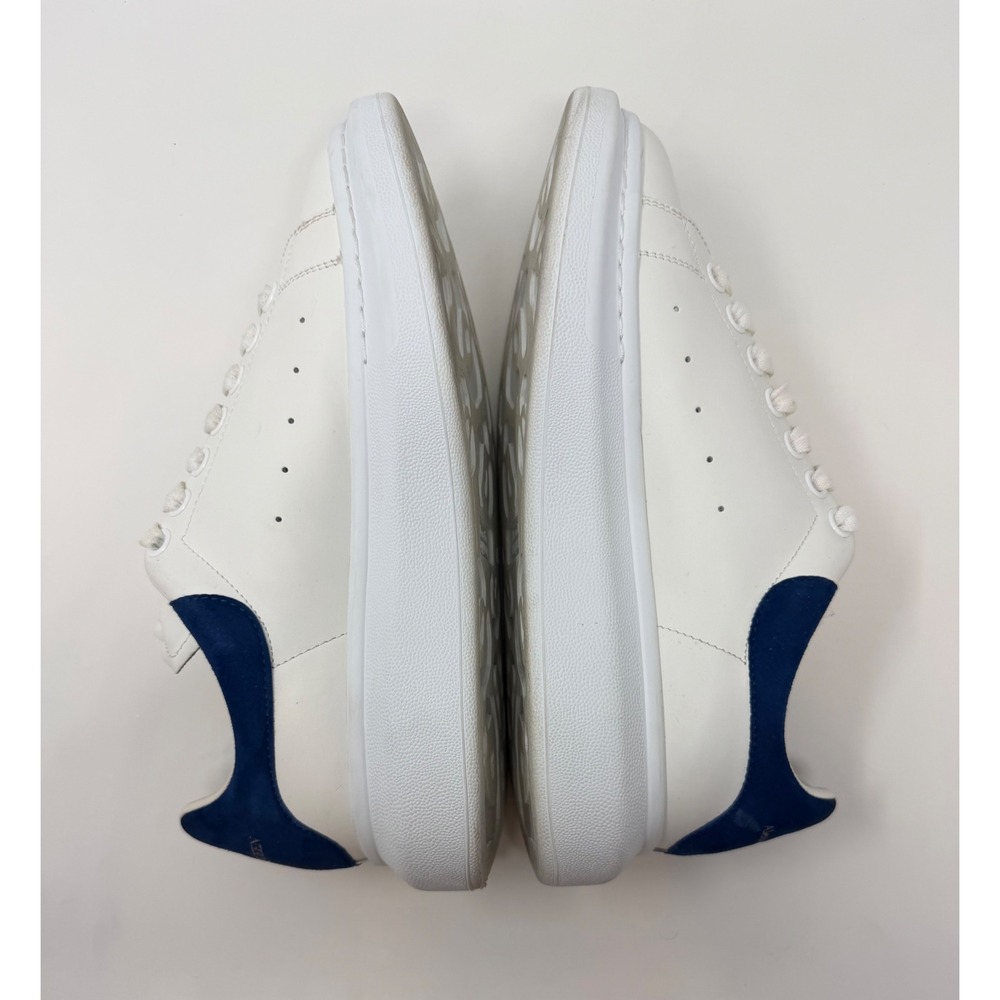 Alexander McQueen Oversized Sneaker White/Blue Suede Size 7 US 40 EU - Picture 4 of 8